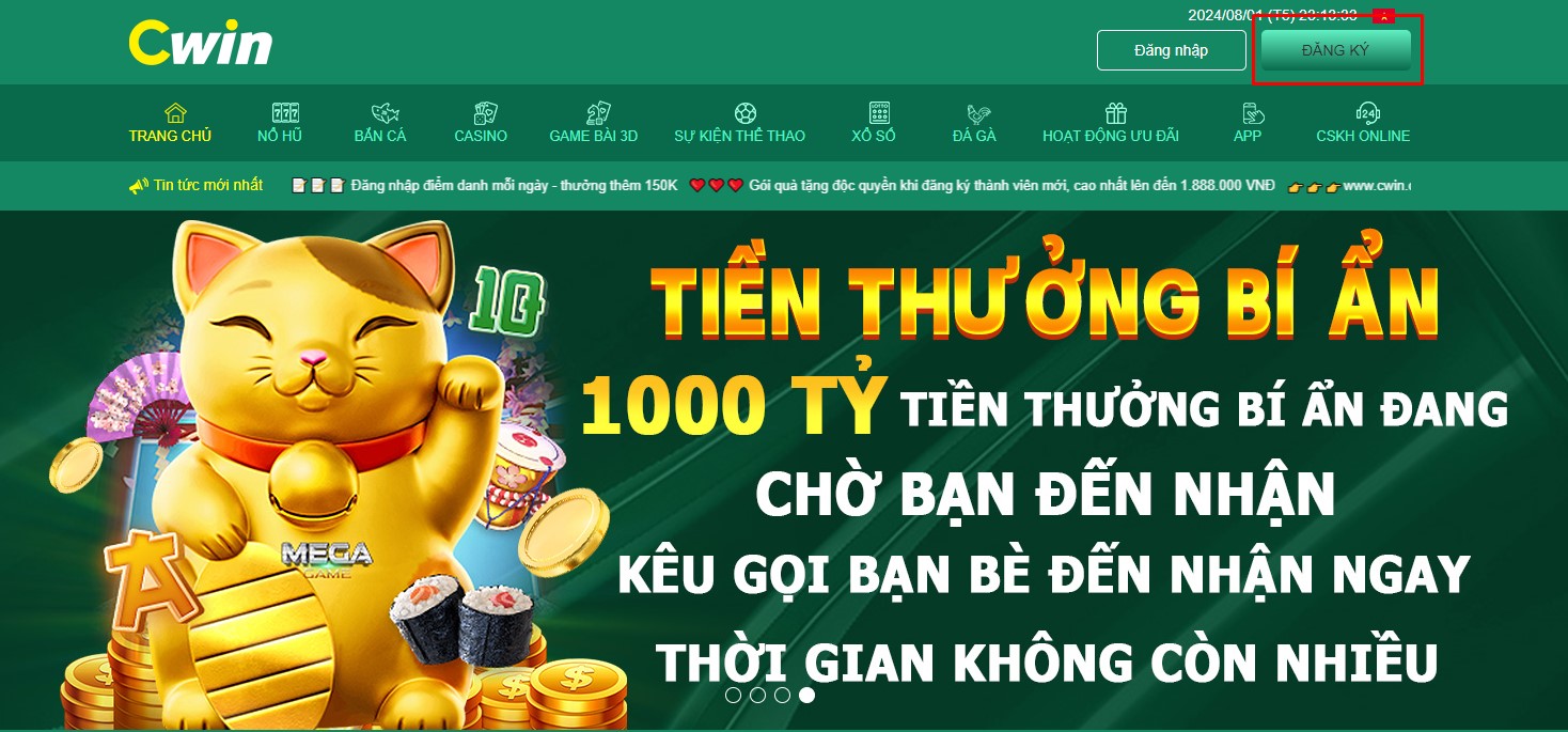 Hướng dẫn đăng ký cwin dễ dàng