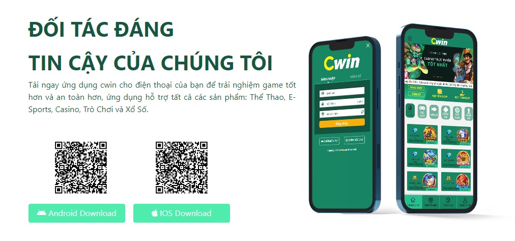 Hướng dẫn tải app cwin