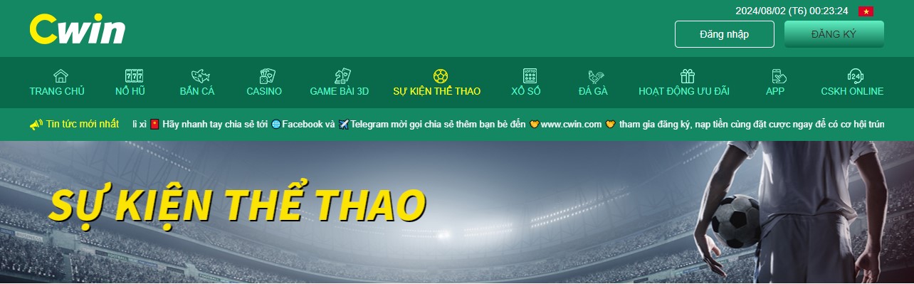 Thể thao cwin – Sảnh chơi cá cược cho các tín đồ đích thực